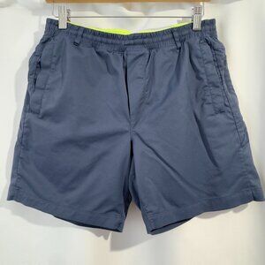 Birddogs Men's Athletic Lined Shorts Navy Blue Large Performance Activewear Gym